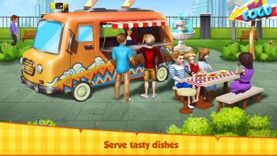 食品卡车 - 厨房厨师的烹饪游戏截图1