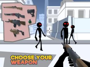 Stickman Shooter: 3D Rasstrel截图2