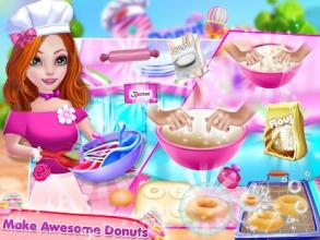 Sweet Donut Maker - Crazy Cooking Bakery Shop截图3