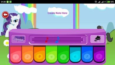 Little Pony Piano - Rainbow Dash截图1