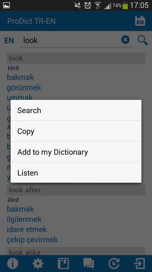 Turkish - English dictio...截图3