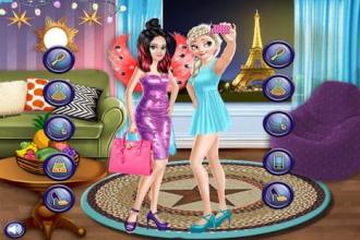 Ice Princess & Ladybug Paris Selfie Game截图4