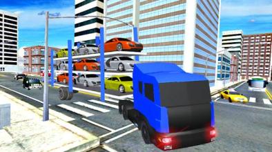 Elevated Car Transporter Game: Cargo truck Driver截图3