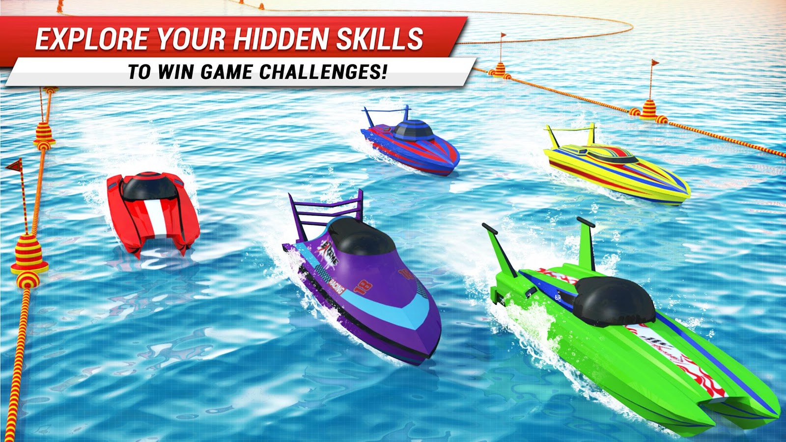 Speed Boat Extreme Turbo Race 3D截图2