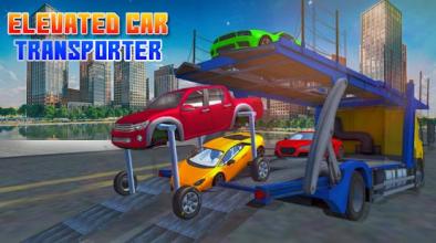 Elevated Car Transporter Game: Cargo truck Driver截图5