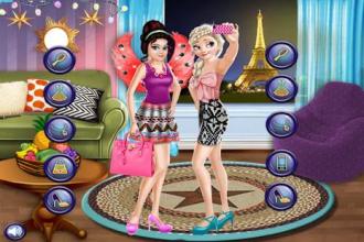 Ice Princess & Ladybug Paris Selfie Game截图3