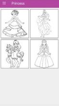 Princess Coloring Book For Kids and Adults截图2