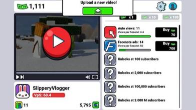 Youtube play vlogger you tube blogger clicker截图3