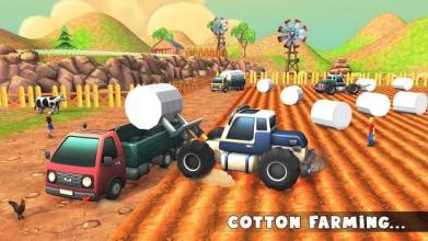 Cotton Farming: Harvester Simulator 2018截图1