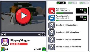 Youtube play vlogger you tube blogger clicker截图1