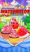 Summer Watermelon Ice Candy: Slice & Cupcake Game截图5