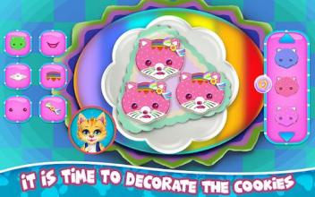 Sweet Rainbow Kitty Cookies截图1