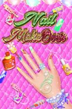 Nail Paint Salon Makeover : Girls Fashion Game截图2