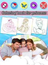 ❤️ Princess Coloring Pages For Kids & Adults **截图5