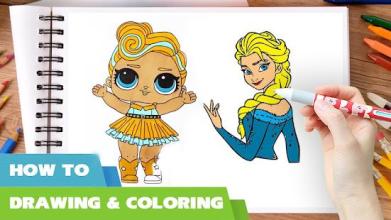 Coloring Surprise lool dolls截图3