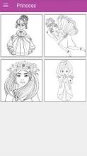 Princess Coloring Book For Kids and Adults截图4