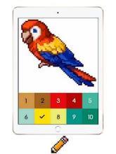 Pixi Color : Pixel Art Coloring Book by number截图3