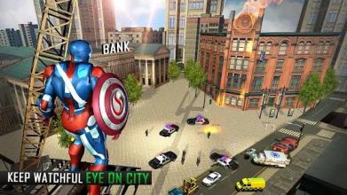 Super Captain Flying Robot City Rescue Mission截图4