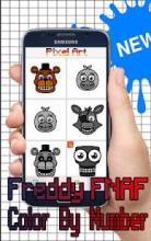 FnAF Color by number - Pixel art sandbox coloring截图3