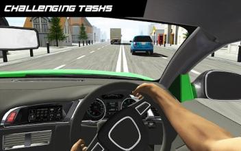 Racing In Car : City Highway Traffic Driving Game截图1