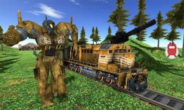 Futuristic Train Super Robot Transformation Game截图4