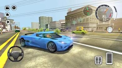 Agera RS Car Drifting Game: City Driving截图4