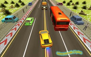 Highway Race 2018: Endless Racing car games截图3