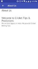 Cricket Prediction and Tips截图1