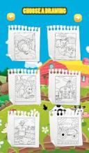 Animal coloring book - Coloring Book Farm Animal截图4