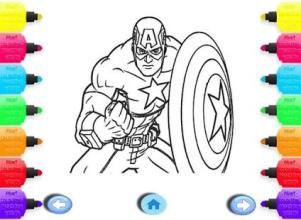 Coloring Avengers Characters截图5