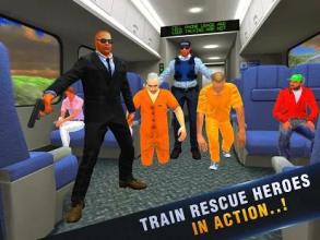 Passenger Train Attack - Hijack Rescue Heroes截图3