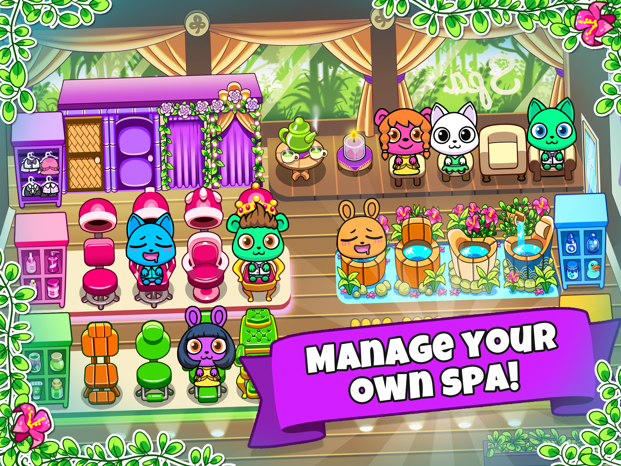 Forest Folks - Pet Spa Game截图5