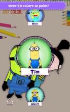 Coloring Minion Book Pages截图4