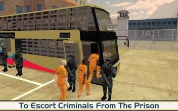 Angry Criminals Transport: Police Bus Sim截图4