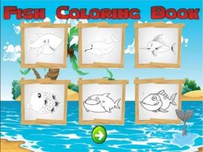 Fish Coloring Book for Children截图3