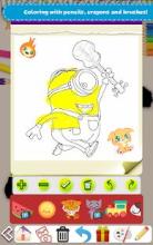 Coloring Minion Book Pages截图2