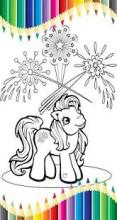 MyLittle Unicorn Coloring Game For Kids截图5