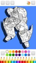 Robot Transform Coloring Book截图1