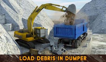 Hill Excavator Mining Truck 3D截图5