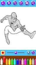 Coloring Book For Superheroes : Kids Coloring Game截图1