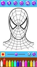 Coloring Book For Superheroes : Kids Coloring Game截图2