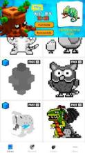 Color by Number 3D - Sandbox Pixel Art Game截图1