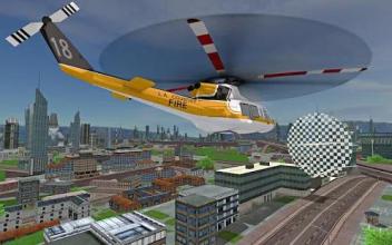 Futuristic Helicopter Rescue Simulator Flying截图3