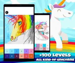 Unicorn Color by Number: Unicorn Pixel Art NEW截图1