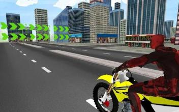 MegaRamp Bike Deadpool: City Rooftop GTStunt Game截图1