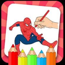 Coloring Book For Superheroes : Kids Coloring Game截图4