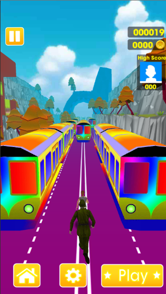 City Subway Surf Rush Running Track截图1