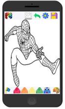 Amazing spider hero Coloring Book by fans截图1