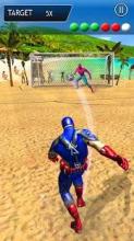 Superhero Beach Soccer : Real Football Game 2018截图4