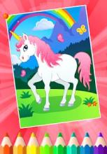 Unicorn Coloring Book Games for Girls截图2